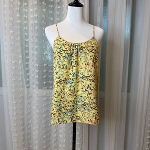Walter Baker Vibrant Yellow and Black Camisole